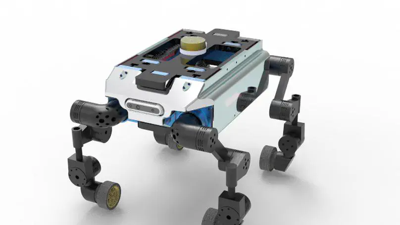 A Flippable Quadrupedal Wheel-Legged Robot